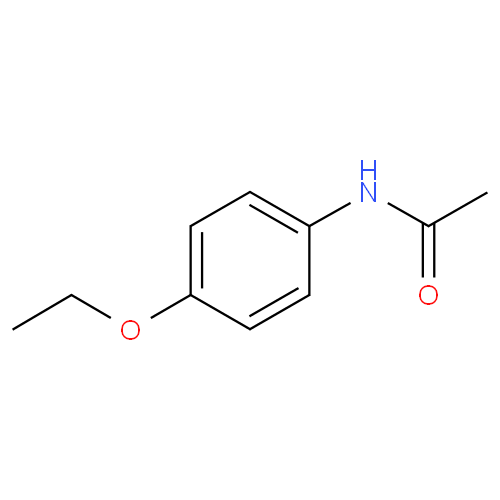 Фенацетин структурная формула