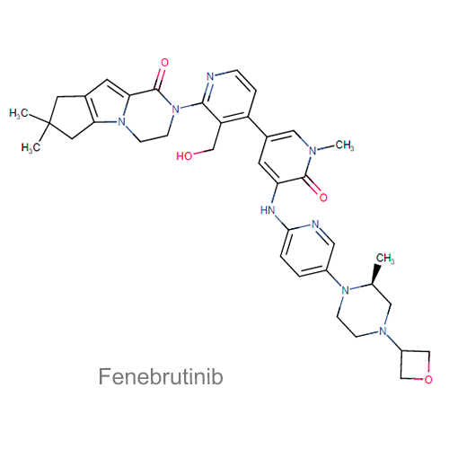 Структурная формула Фенебрутиниб