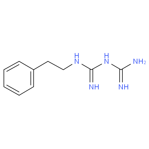 Структурная формула Фенформин