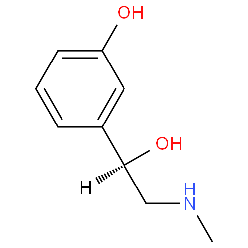 Фенилэфрин структурная формула