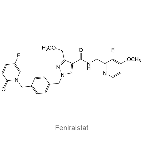 Структурная формула Фениралстат