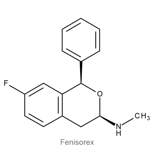 Структурная формула Фенизорекс