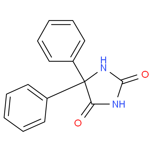 Структурная формула Фенитоин