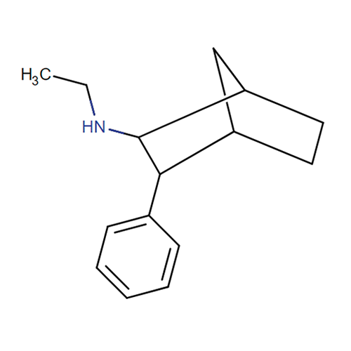 Структурная формула Фенкамфамин