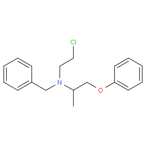 Структурная формула Феноксибензамин