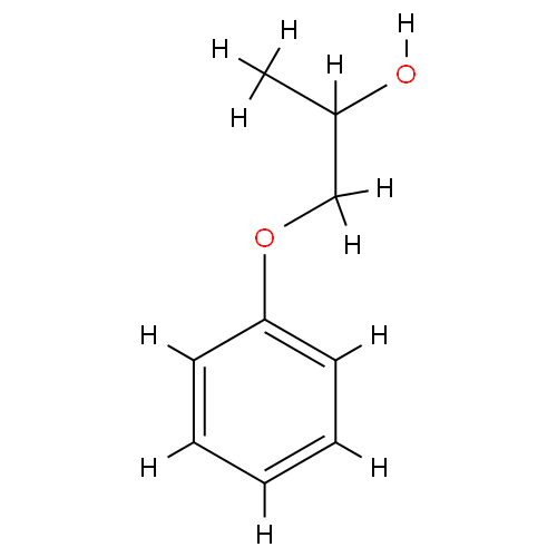 Структурная формула Феноксипропанол