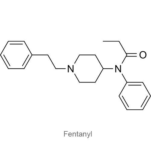 Структурная формула Фентанил