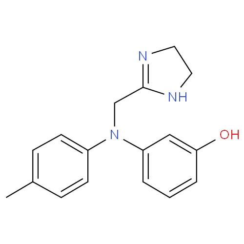 Структурная формула Фентоламин