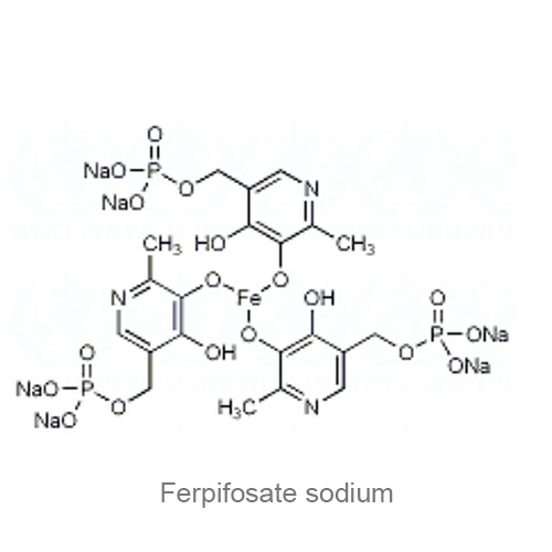 Ферпифозат натрия структурная формула