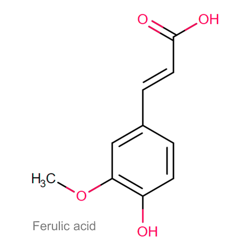 Феруловая кислота структурная формула