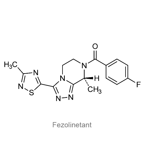 Структурная формула Фезолинетант