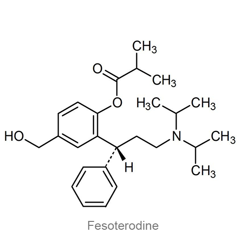 Структурная формула Фезотеродин
