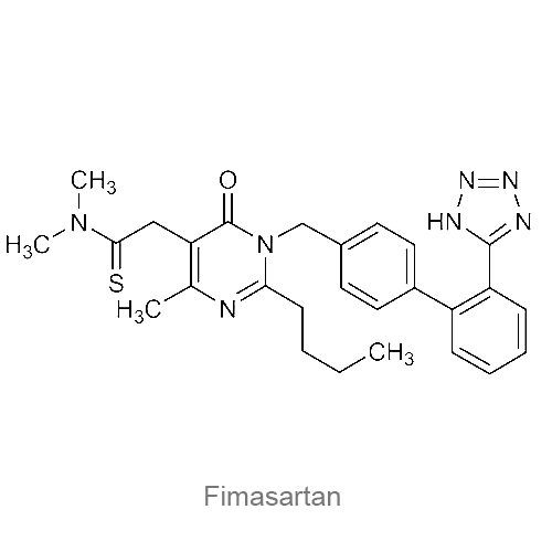 Структурная формула Фимасартан