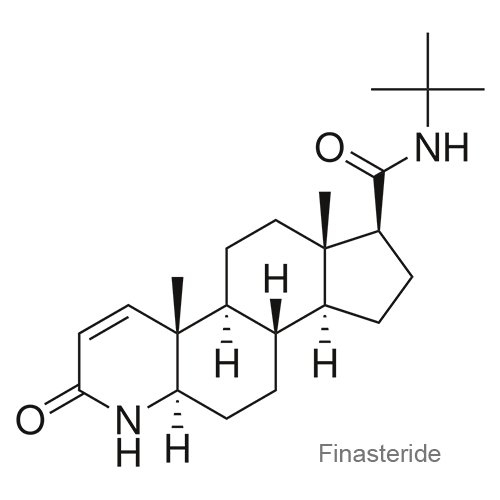 Структурная формула Финастерид