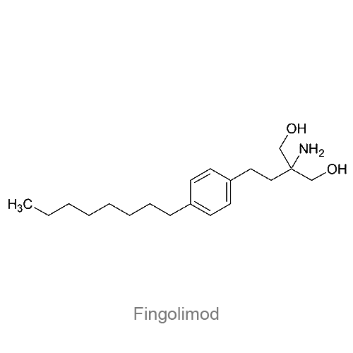 Структурная формула Финголимод