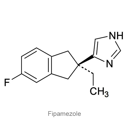Структурная формула Фипамезол