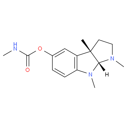 Структурная формула Физостигмин