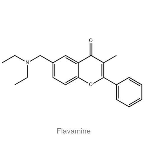 Структурная формула Флавамин