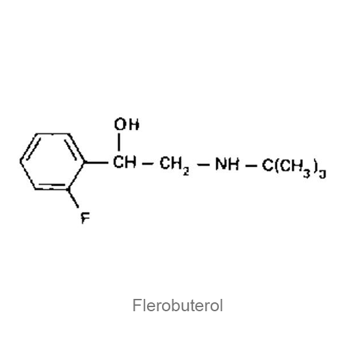 Структурная формула Флеробутерол