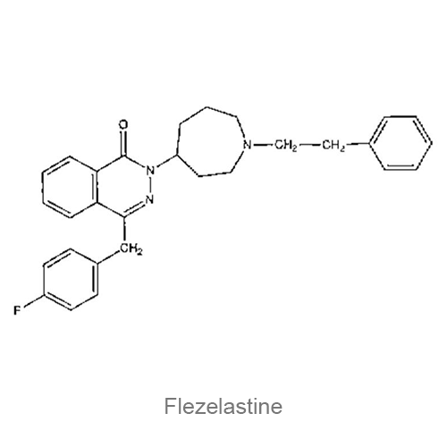 Флезеластин структурная формула