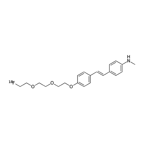 Флорбетабен (<sup>18</sup>F) структурная формула