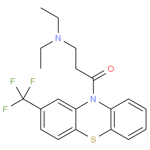 Структурная формула Флуацизин