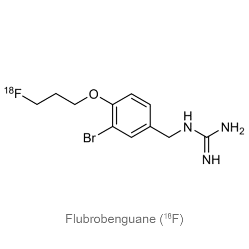 Структурная формула Флубробенгуан (<sup>18</sup>F)