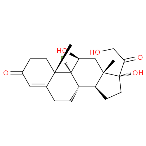 Флудрокортизон структурная формула
