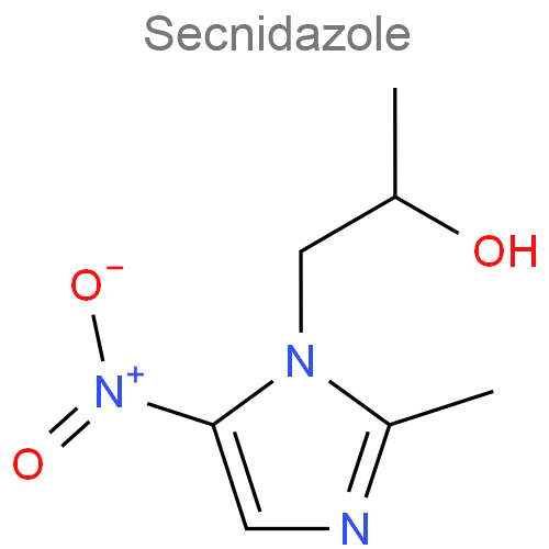 Структурная формула 3 Флуконазол + Азитромицин + Секнидазол