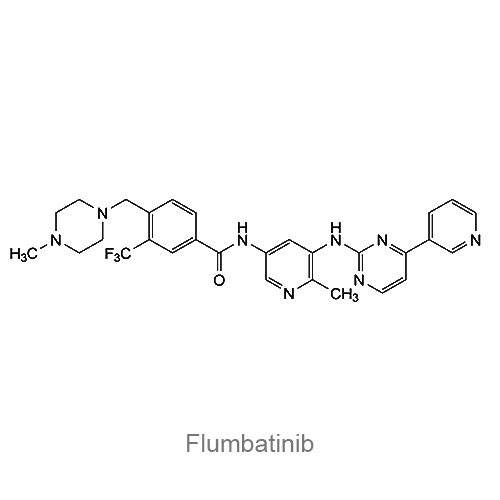 Структурная формула Флумбатиниб