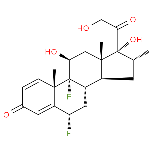 Структурная формула Флуметазон