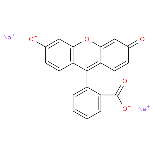 Структурная формула Флуоресцеин натрия