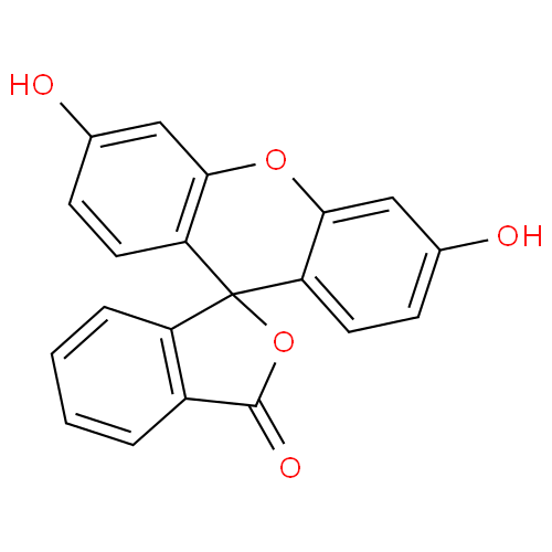 Структурная формула Флуоресцеин