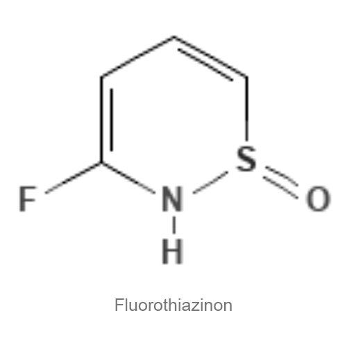 Фтортиазинон структурная формула