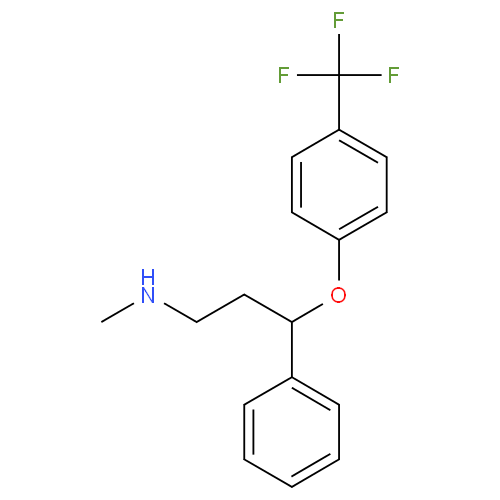 Флуоксетин структурная формула