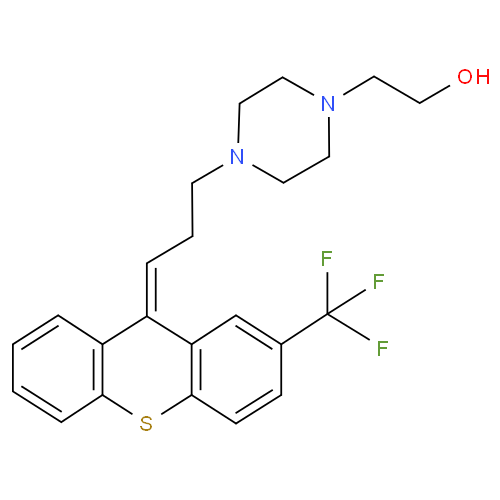 Структурная формула Флупентиксол