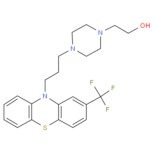 Структурная формула Флуфеназин