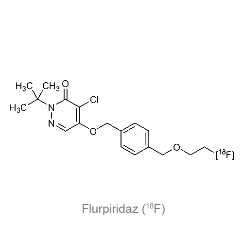 Флурпиридаз (<sup>18</sup>F) структура
