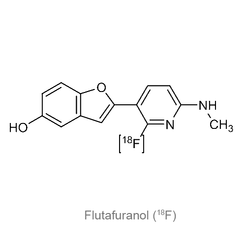Структурная формула Флутафуранол (<sup>18</sup>F)