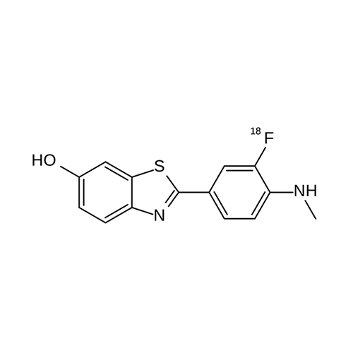 Флутеметамол (<sup>18</sup>F) структурная формула