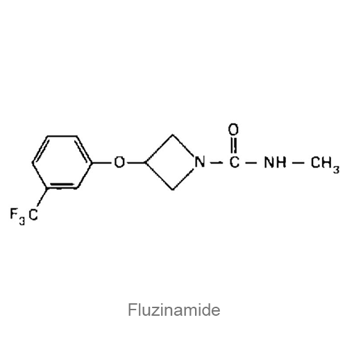 Структурная формула Флузинамид