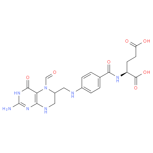 Фолиниевая кислота структурная формула