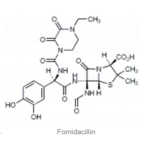 Структурная формула Фомидациллин