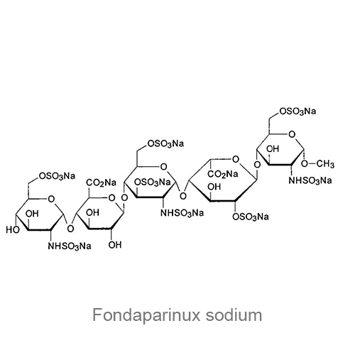 Фондапаринукс натрия структурная формула