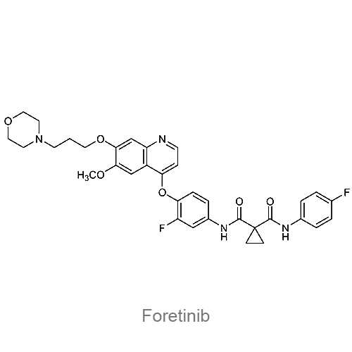 Структурная формула Форетиниб