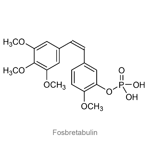 Фосбретабулин структурная формула