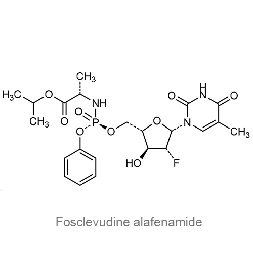 Фосклевудин алафенамид структурная формула