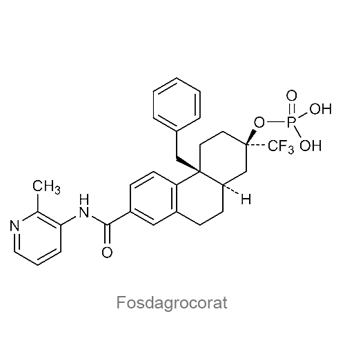 Структурная формула Фосдагрокорат