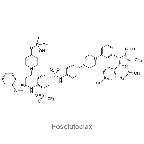 Структурная формула Фоселутоклакс