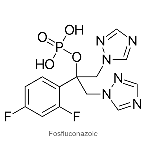 Структурная формула Фосфлуконазол